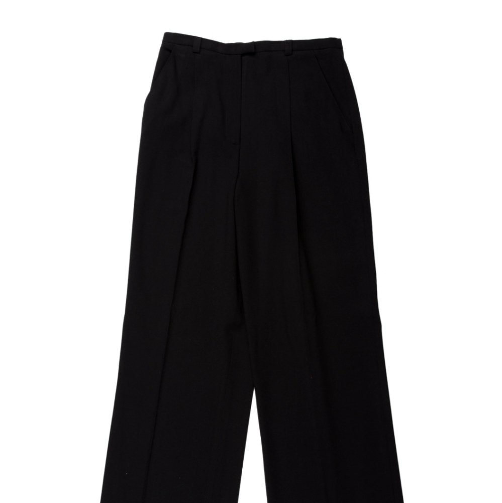 Escada virgin wool wide leg pants